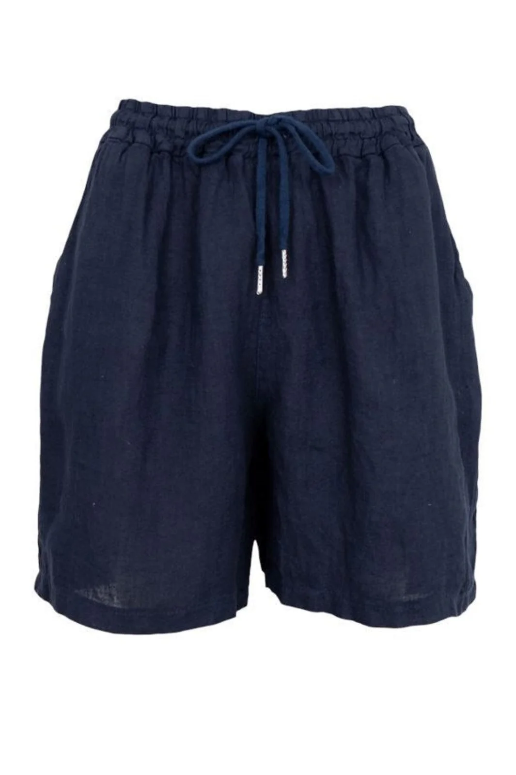 Black Colour - Bcmelina Linen Shorts 40575 - Navy - Image 3