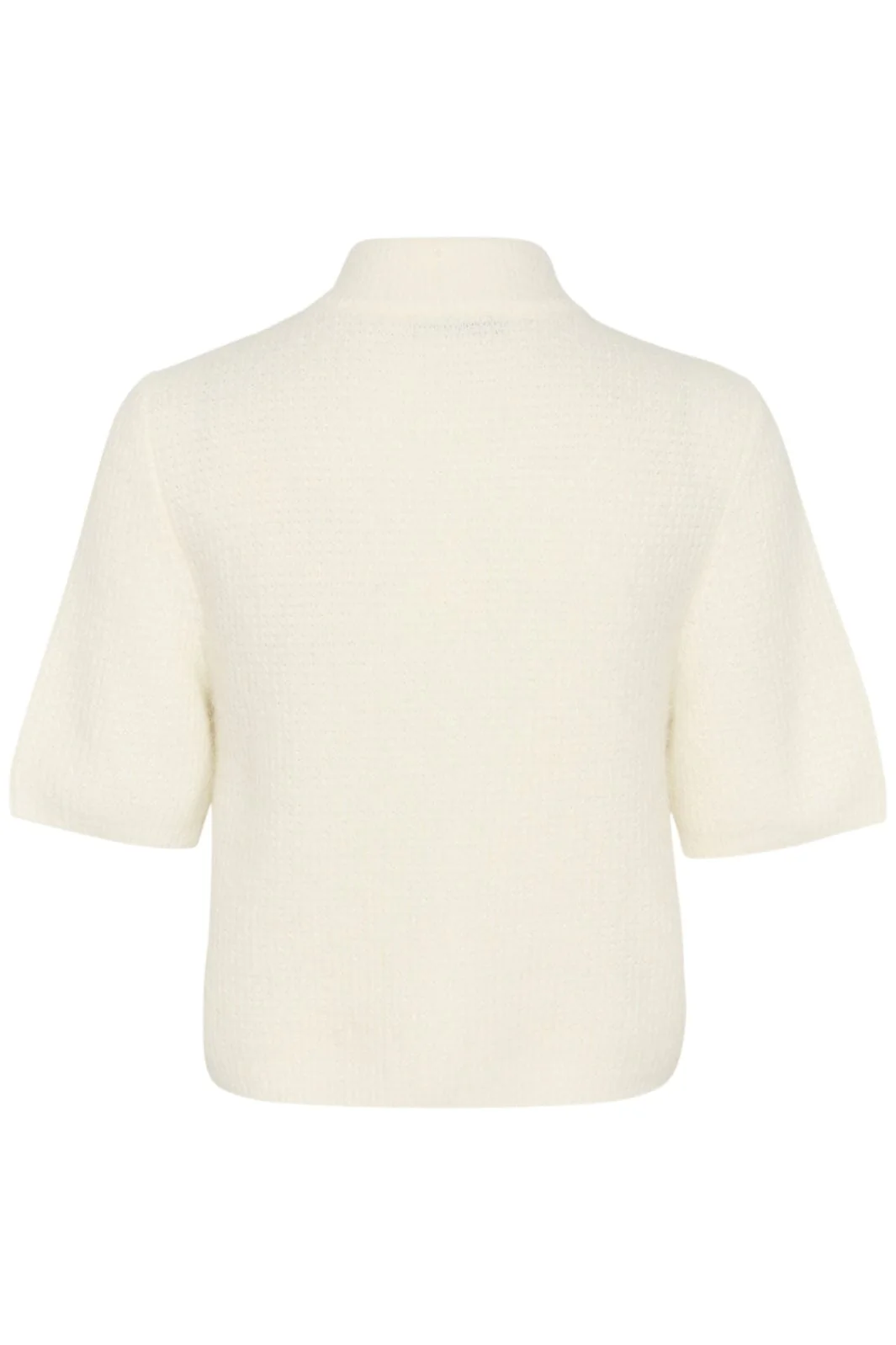 Gestuz - Alphagz Ss Short Cardigan - 102336 Ivory - Image 4