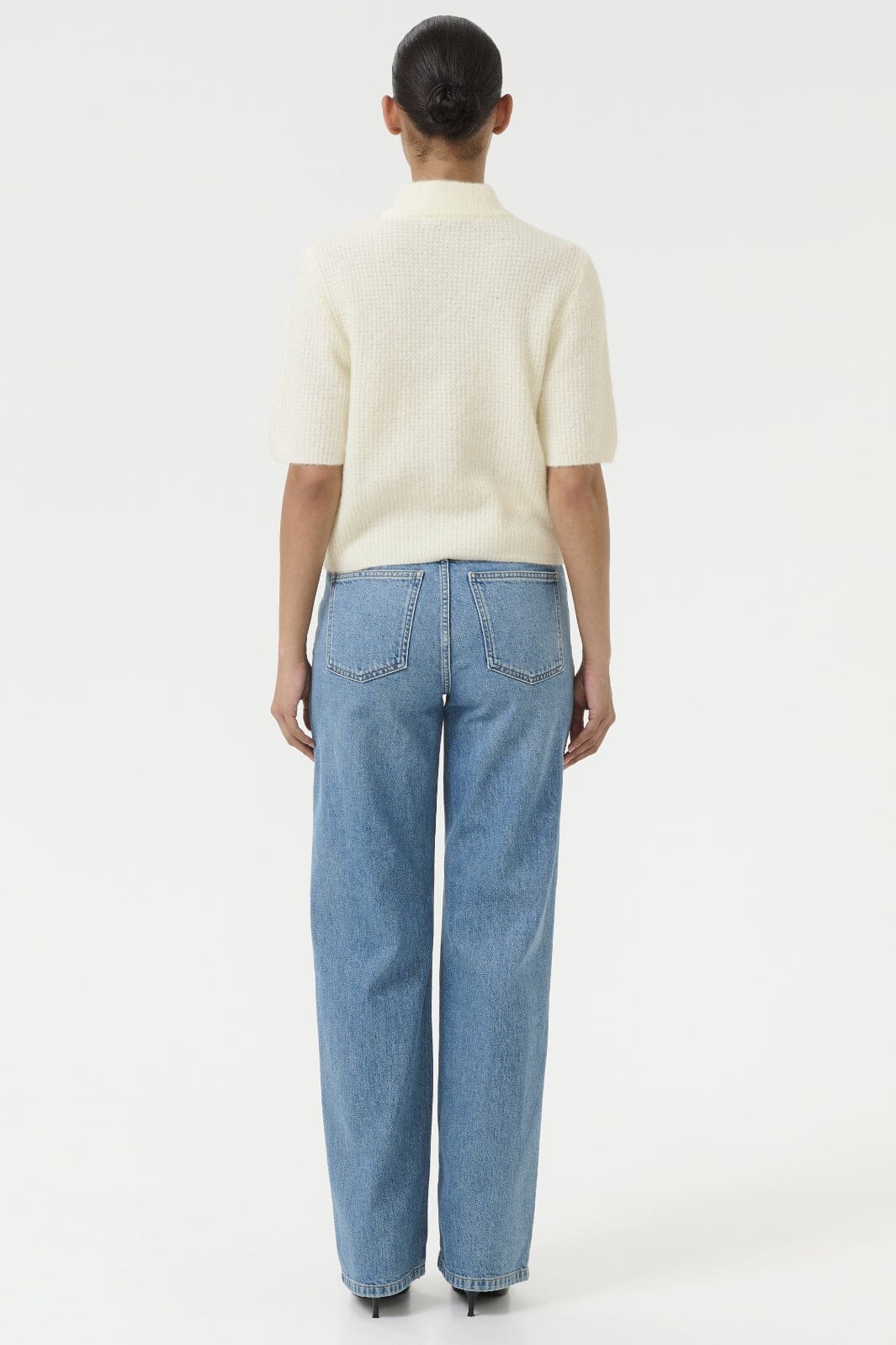 Gestuz - Alphagz Ss Short Cardigan - 102336 Ivory - Image 5