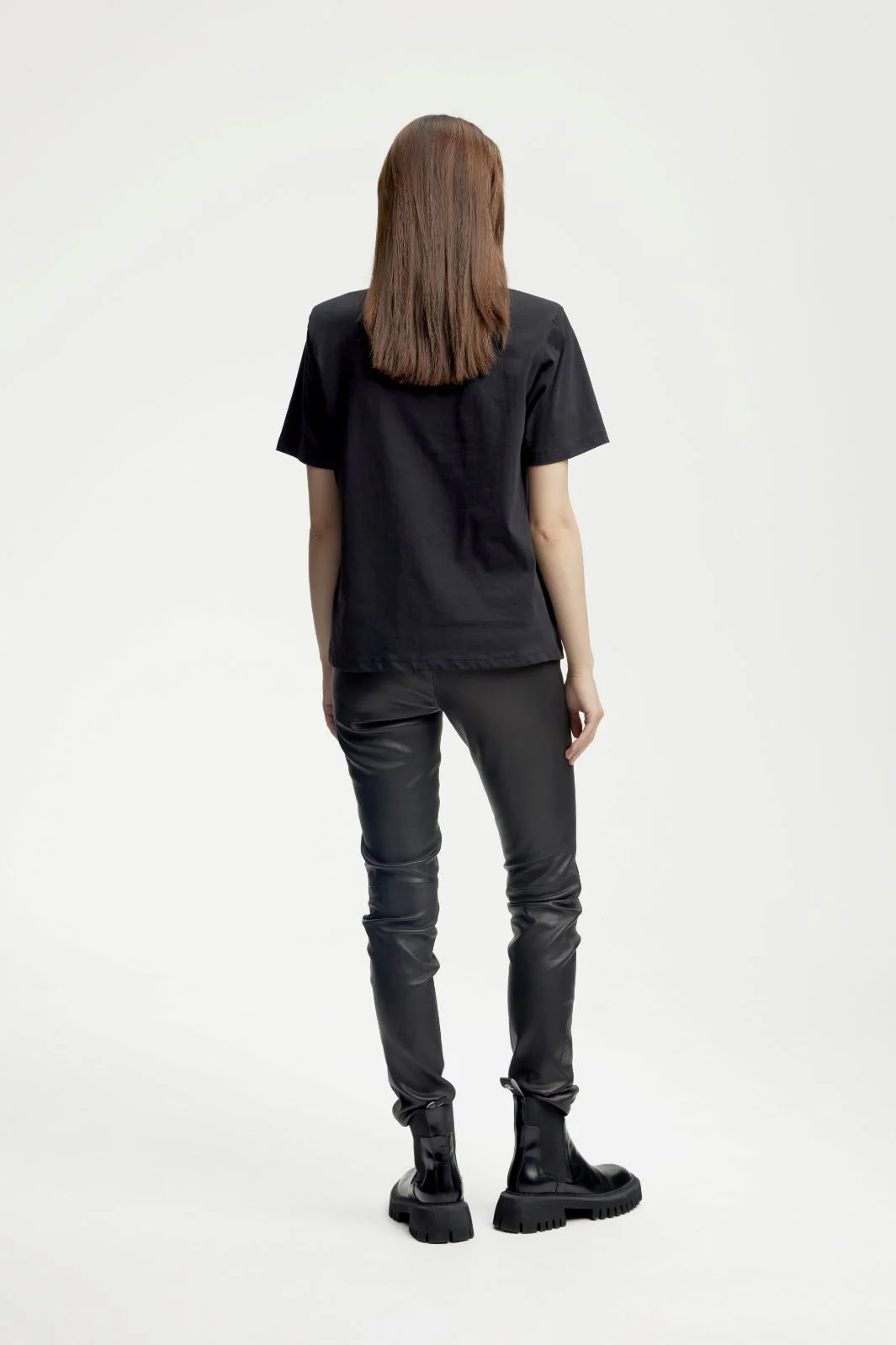 Gestuz - SashaGZ HW leather legging NOOS - Black - Image 3