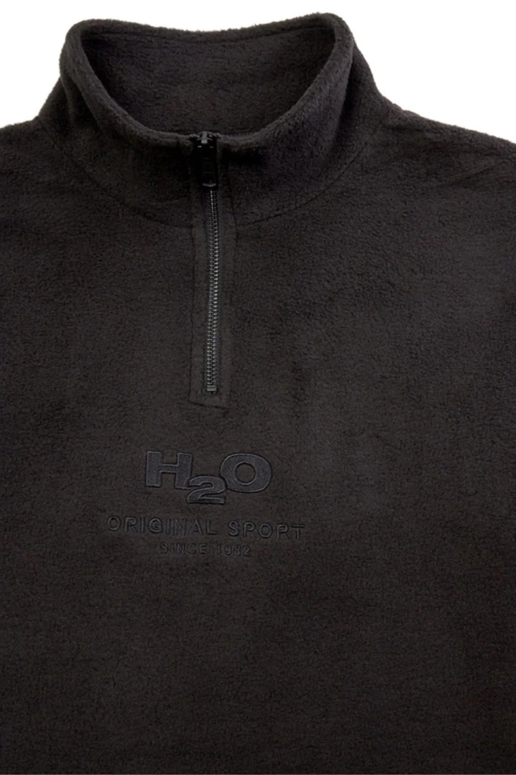H2O - Blåvand II Fleece Half Zip - Black - Image 3