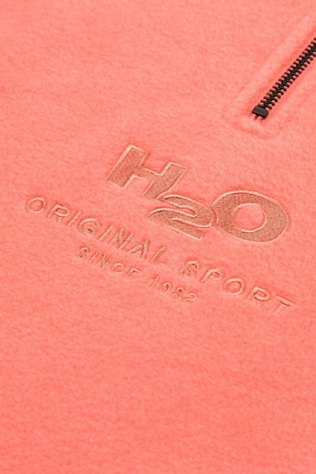 H2O - Blåvand II Fleece Half Zip - Coral - Image 3