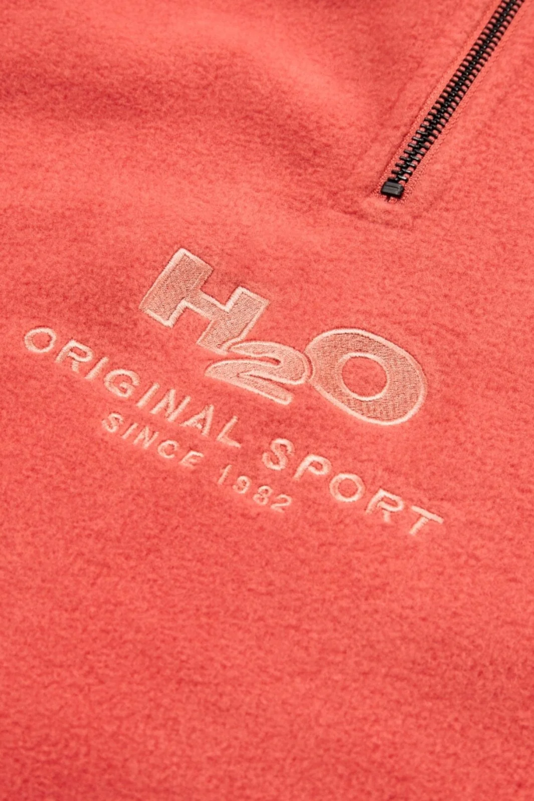 H2O - Blåvand Ii Fleece Half Zip - 2051 Pumpkin - Image 3