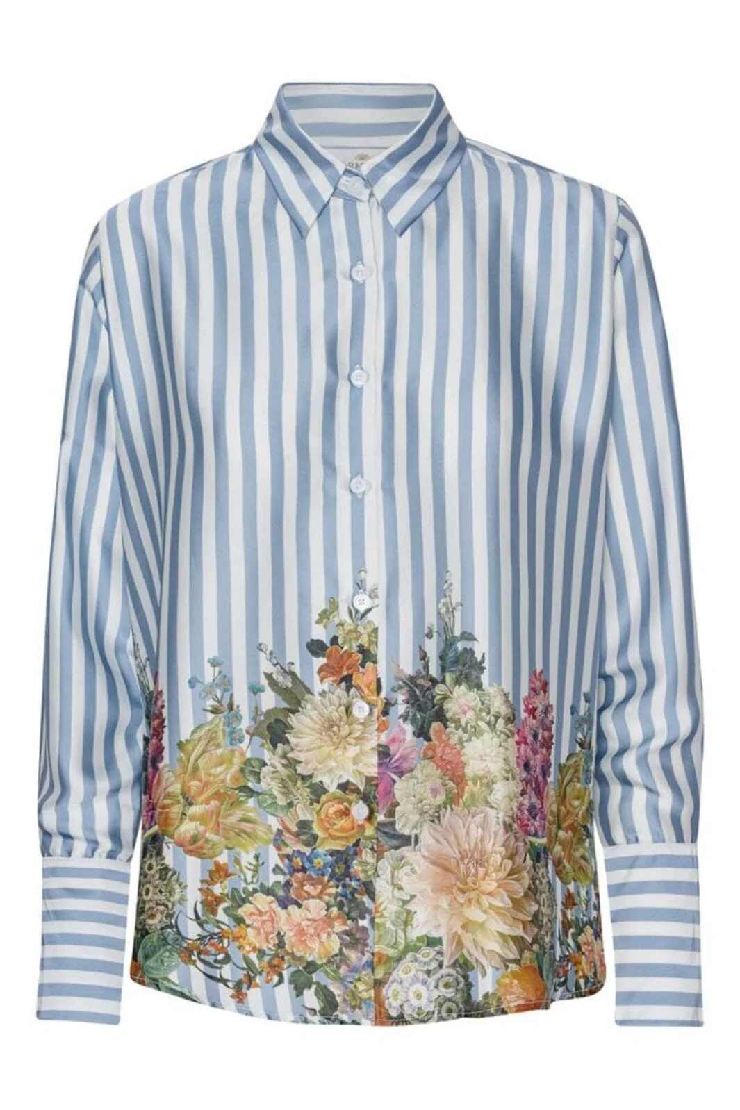 Karmamia - Joseph Shirt - Floral Stripe - Image 3