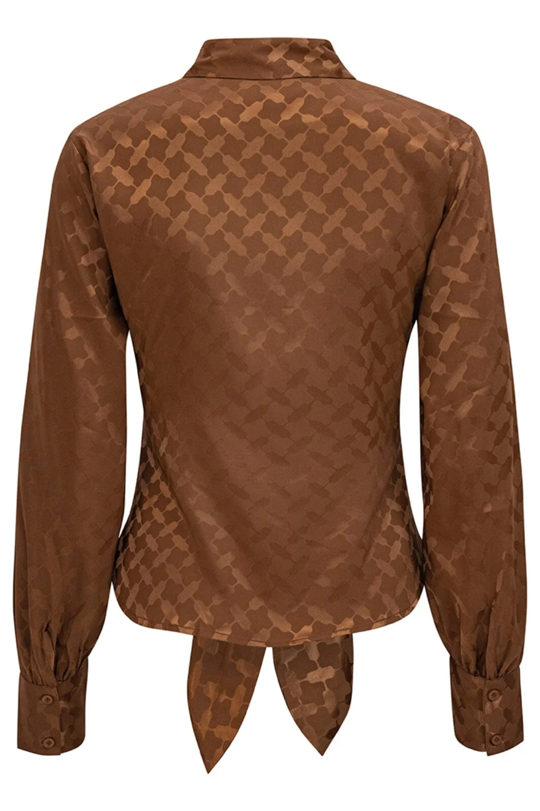 Karmamia - Lee Shirt - Camel Keffiyeh Jacquard - Image 3