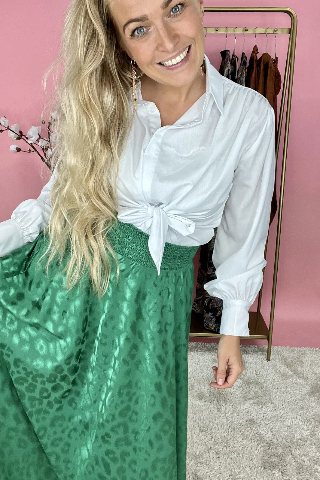 Karmamia - Lee Shirt - White Cotton - Image 6