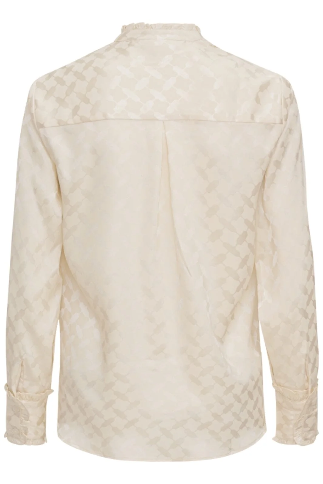 Karmamia - Trinity Shirt - Ivory Keffiyeh Jacquard - Image 3