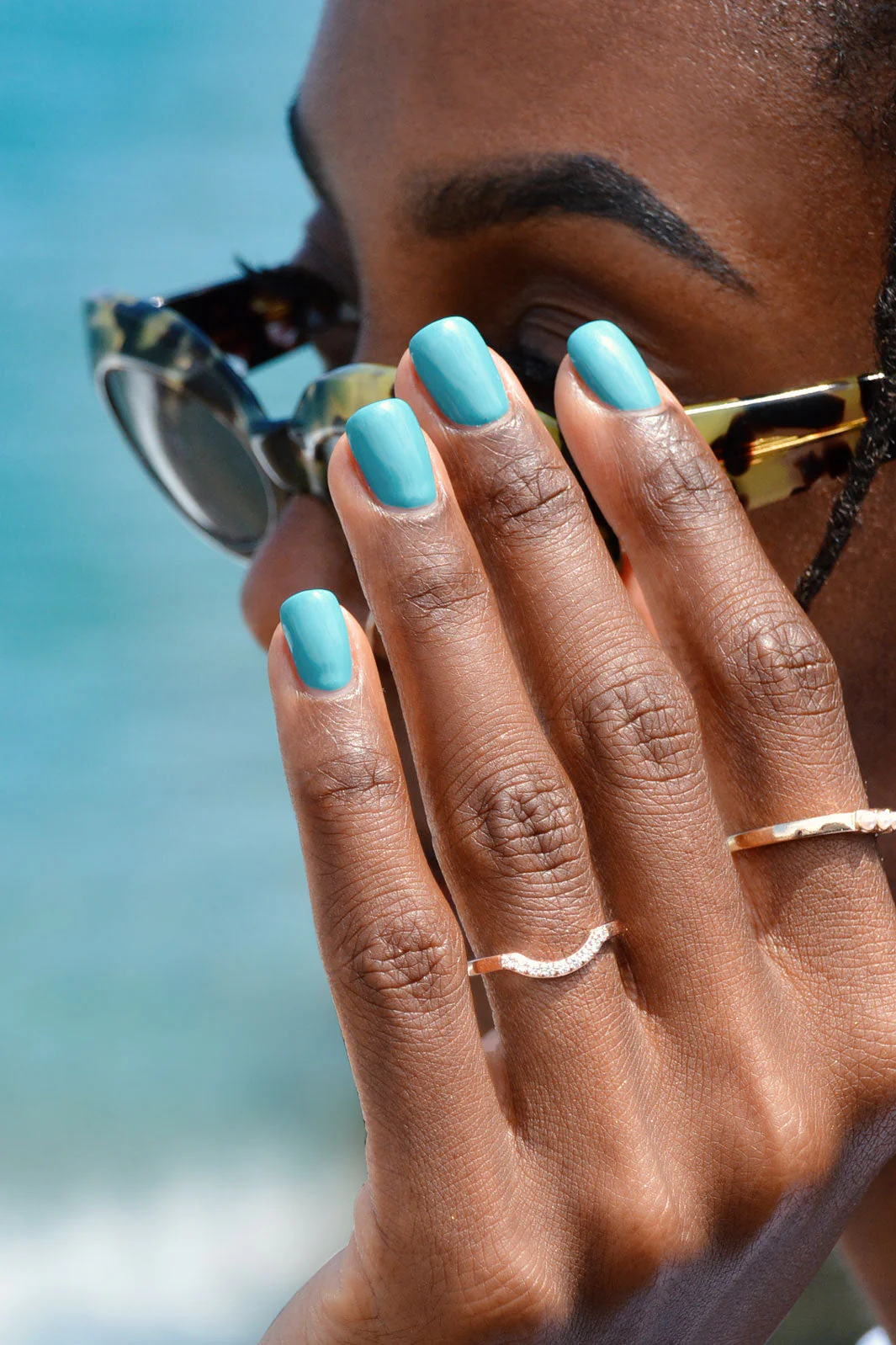 Le Mini Macaron - Neglelak Gel - Blue Lagoon - Image 5