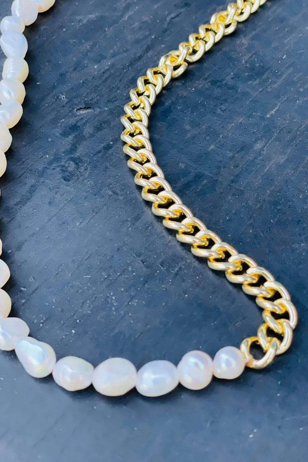 Mellow Moon - Kæde Perler & Forgyldt - Image 4