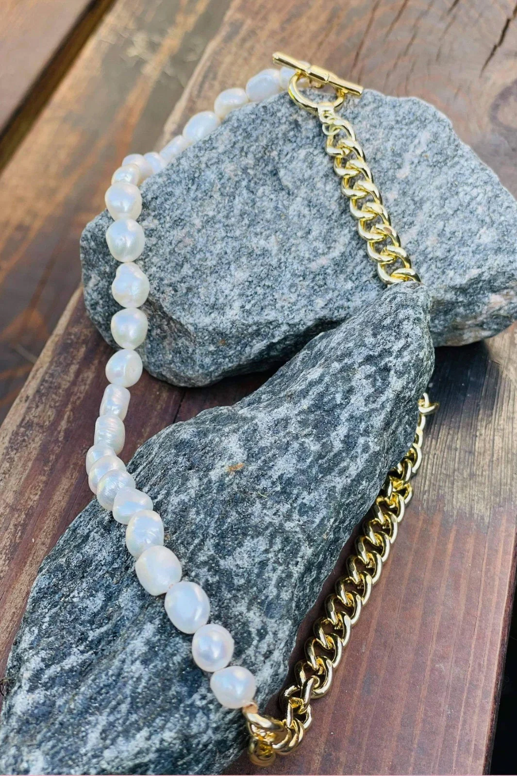 Mellow Moon - Kæde Perler & Forgyldt - Image 5