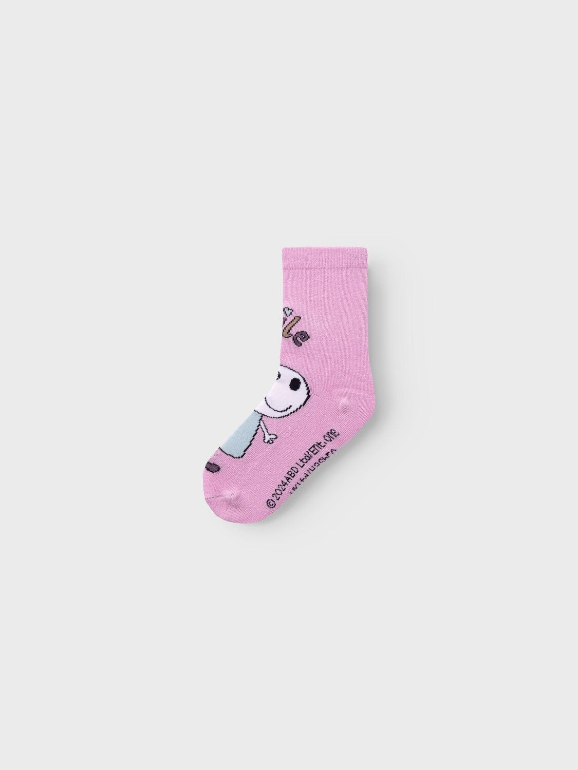 Name It - Nmfamina Peppapig Sock - 4567700 Pastel Lavender 3P Arctic Dusk+Ether+Pastel Lavender - Image 3