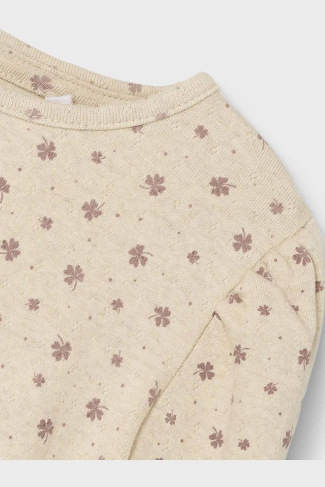 Name It - Nmfnoella Ls Slim Top - 4723915 Peyote Melange - Image 3