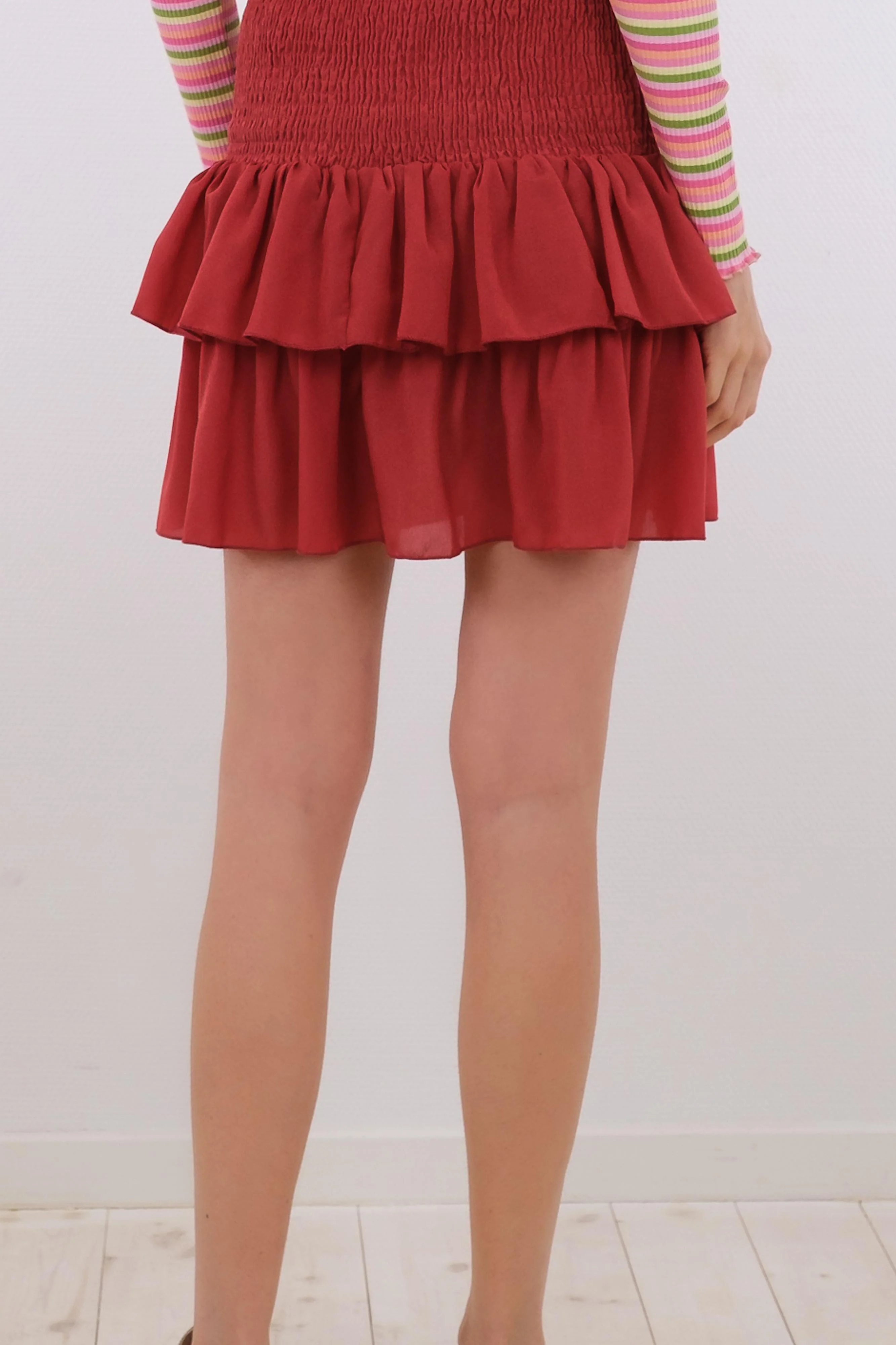Neo Noir - Carin R Skirt - Raspberry - Image 5