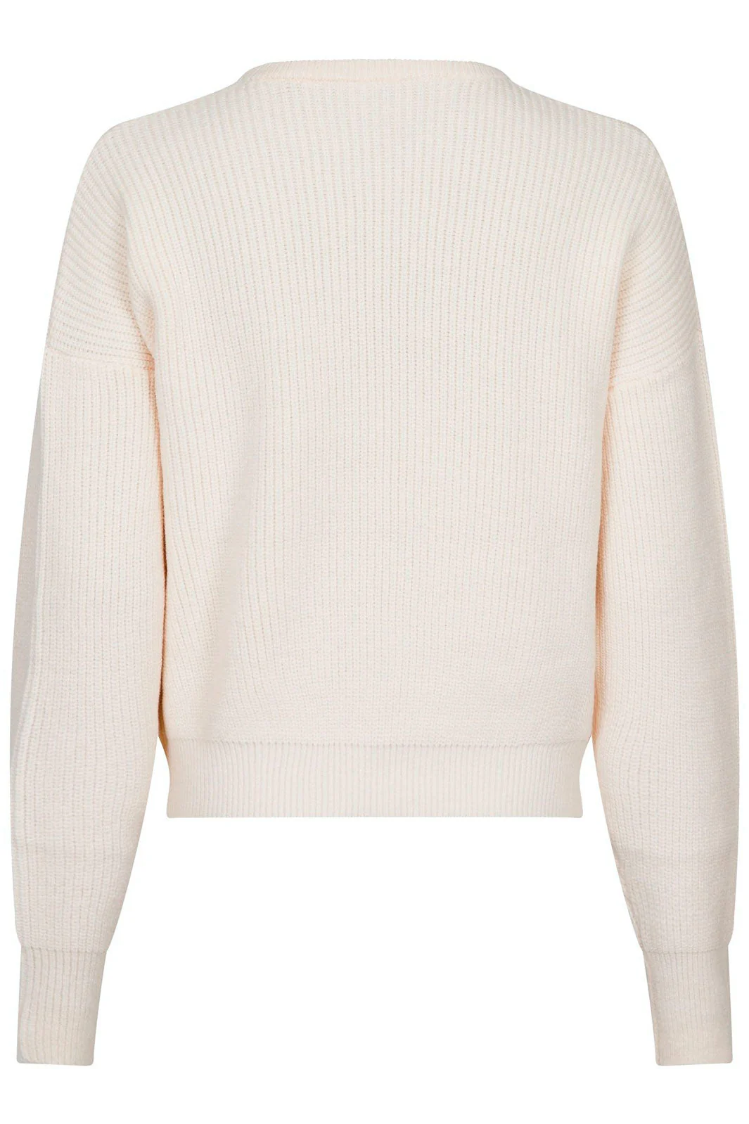 Neo Noir - Moana Solid Knit Blouse - Off White - Image 3