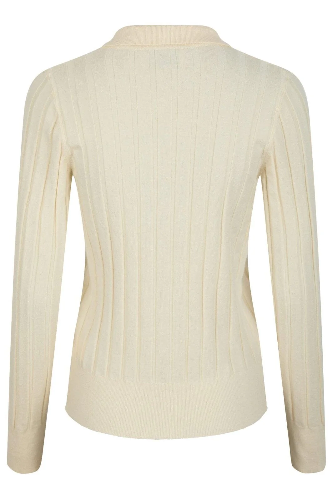 Neo Noir - Rio Solid Knit Cardigan 164579 - 191 - Light Yellow - Image 5