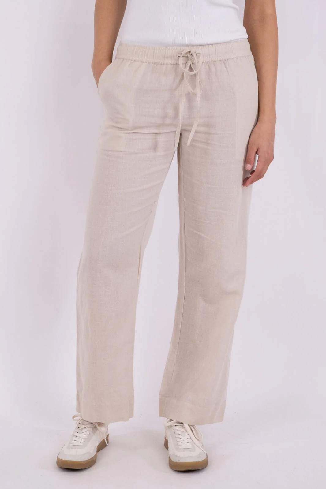 Neo Noir - Sonar Linen Pants - Sand - Image 4
