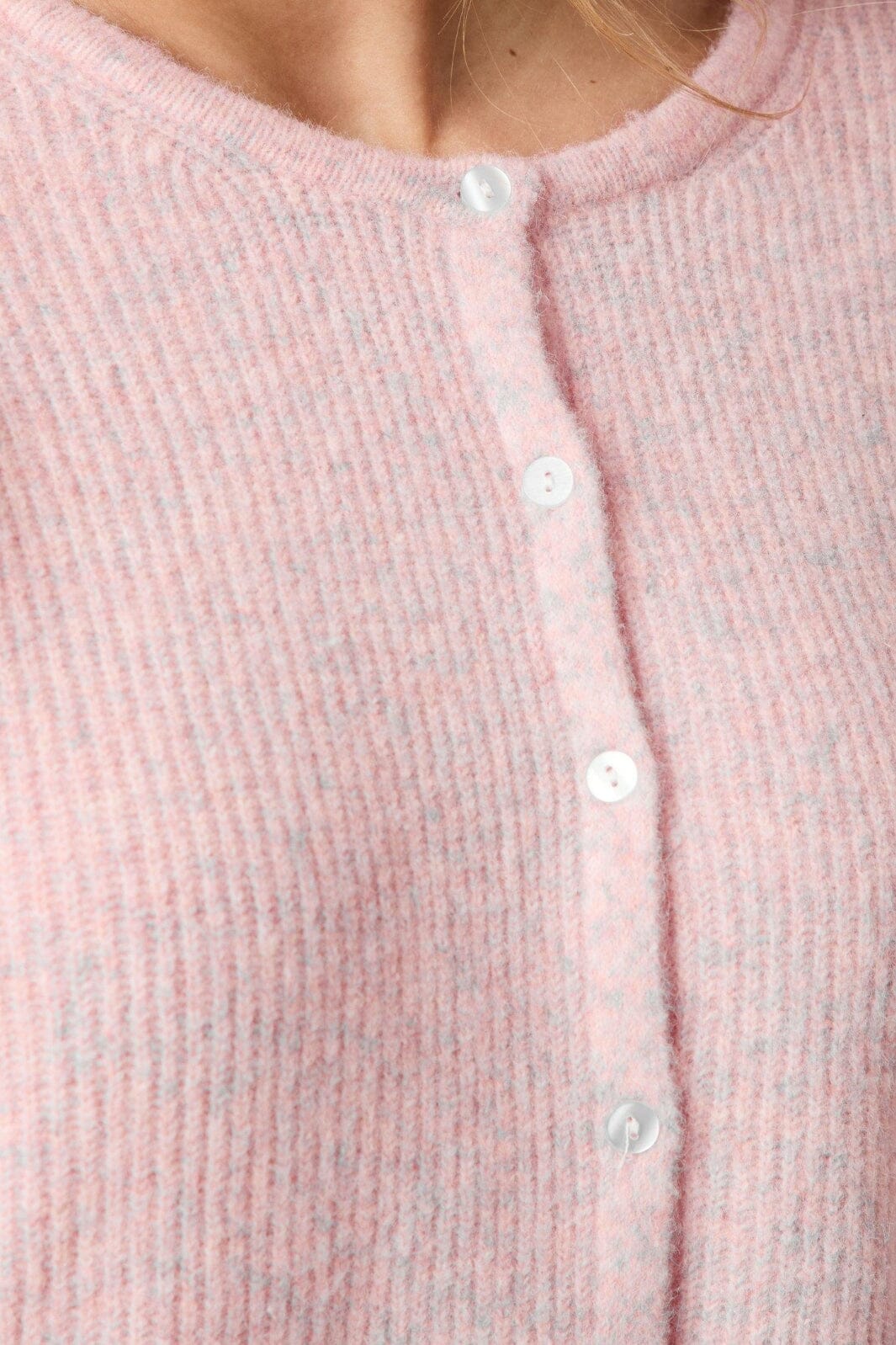 Neo Noir - Vilja Knit Cardigan 164491 - 170 - Pink - Image 6