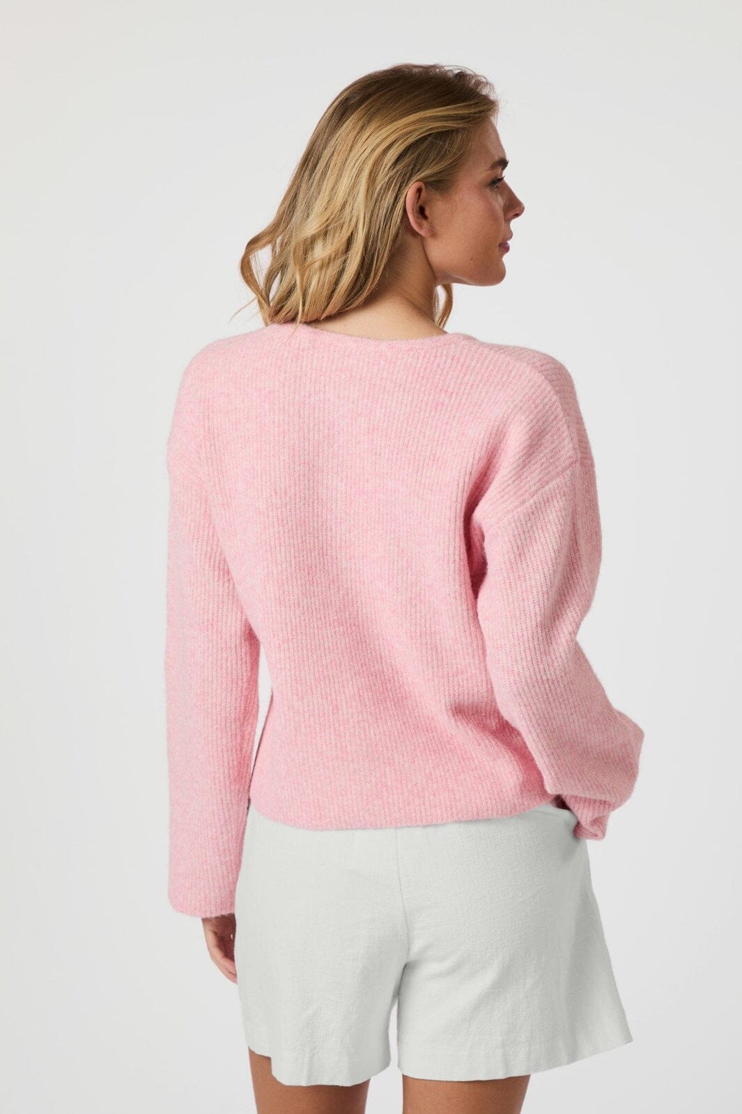 Neo Noir - Vilja Knit Cardigan 164491 - 170 - Pink - Image 7