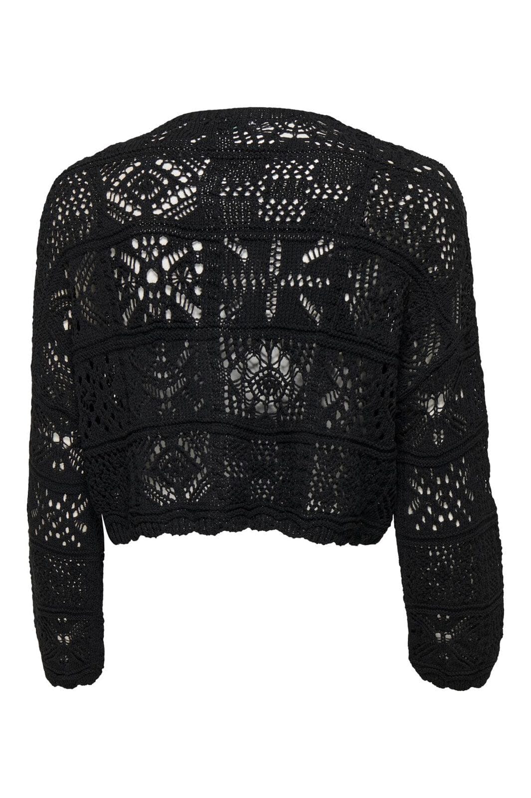 Only - Onlbeach Life 7/8 Tie Cardigan Knt - 3991923 Black - Image 6