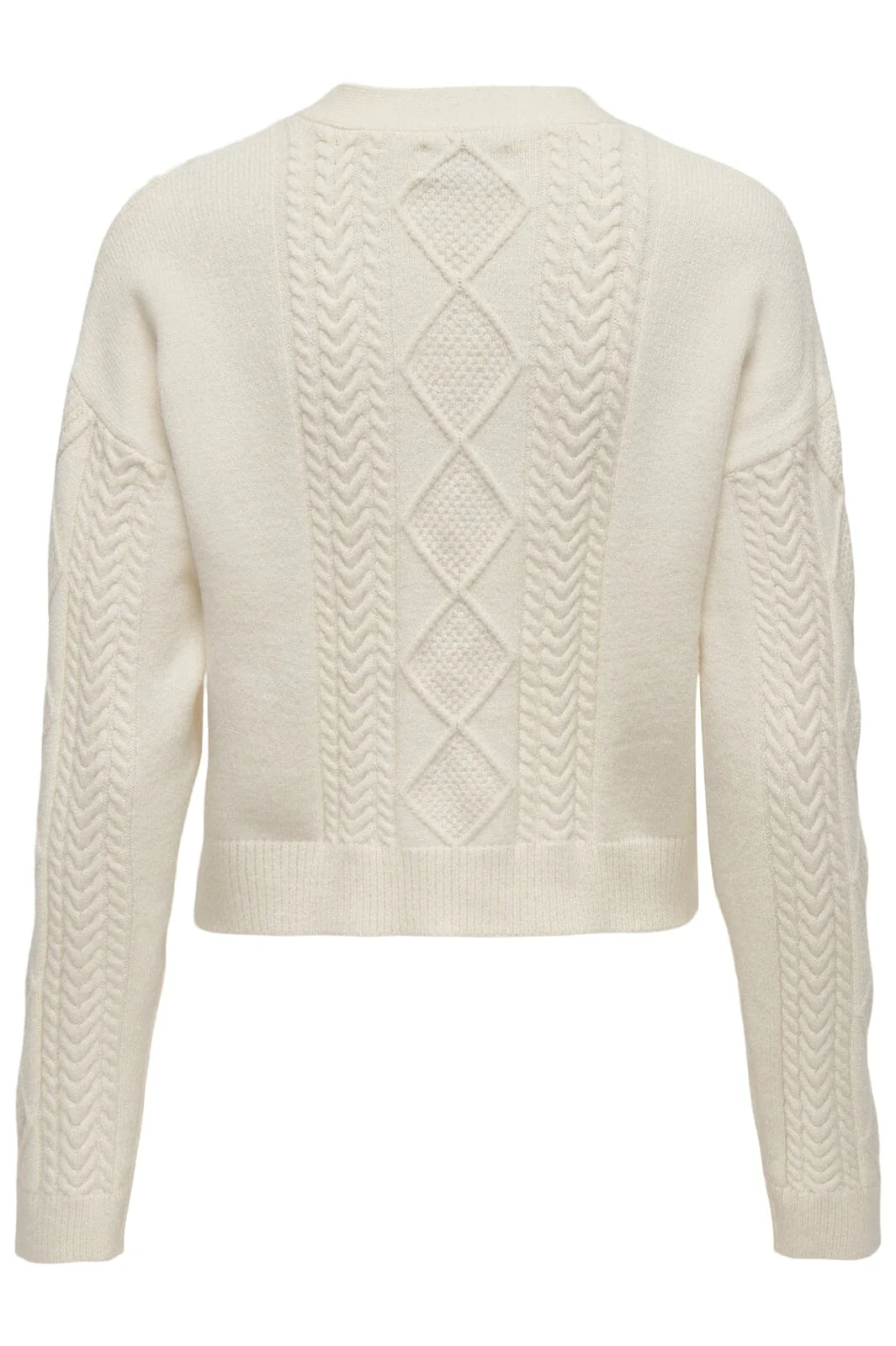 Only - Onlfia Ls String Cardigan Knt Nca - 4510273 Whitecap Gray - Image 8