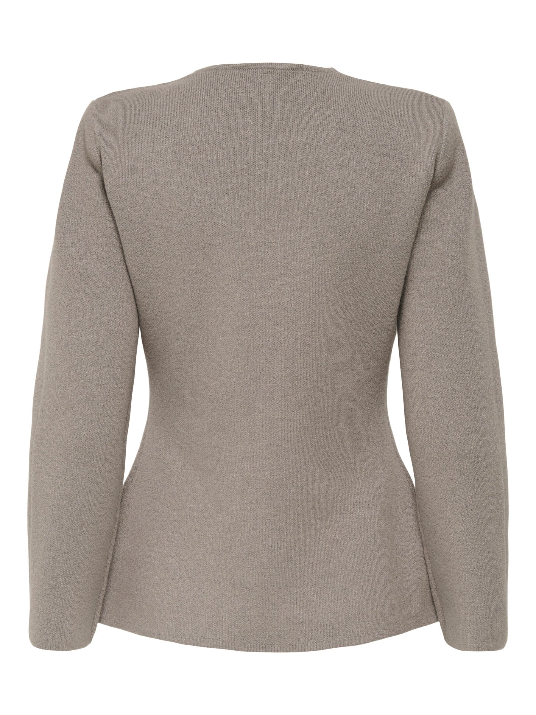 Only - Onlmyera Life Ls One Button Cardigan Knt - 4863455 Moon Rock Melange - Image 4